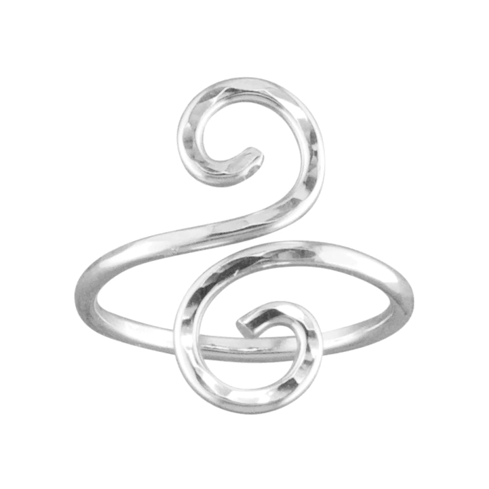 Swirl Toe Ring